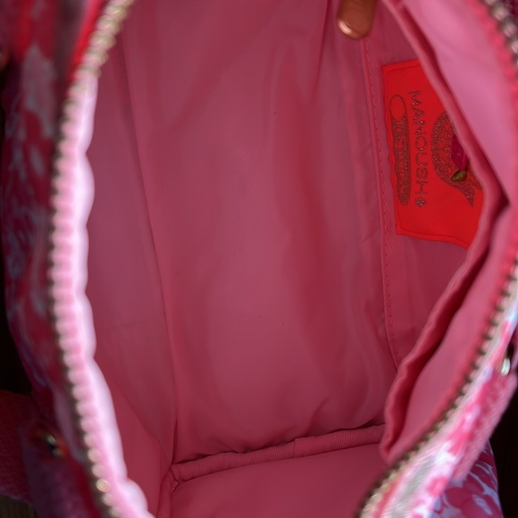 🪷 LeSportsac x Manoush NWOT mini pink duffle with adjustable shoulder strap - Picture 9 of 14